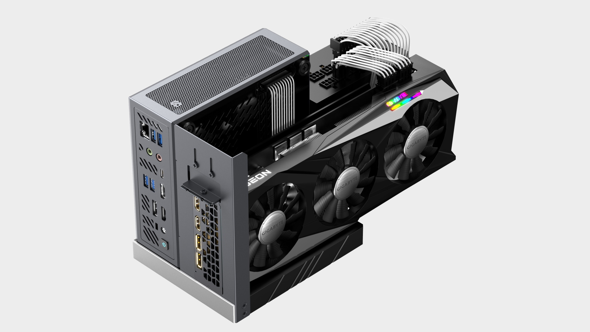  This mini PC's solution to chonky graphics cards is both brilliant and ridiculous 