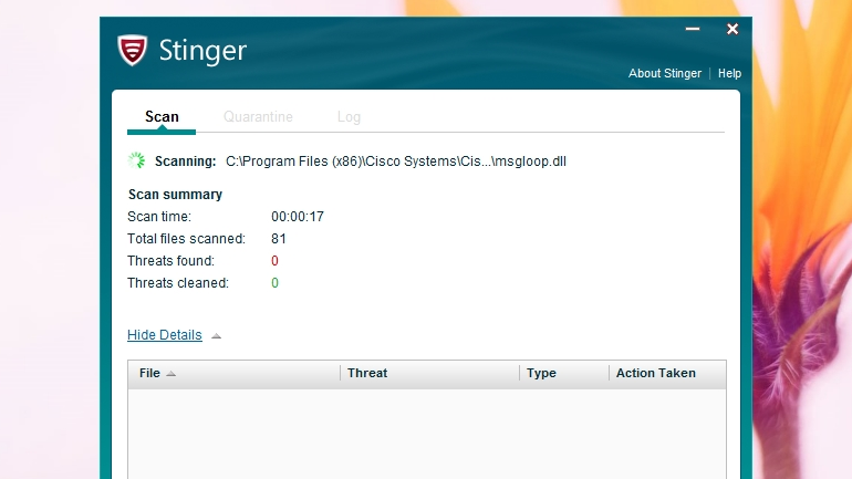 Remove Stinger Program