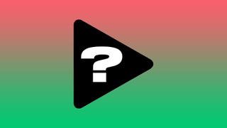 The Google Play logo with a question mark over the top