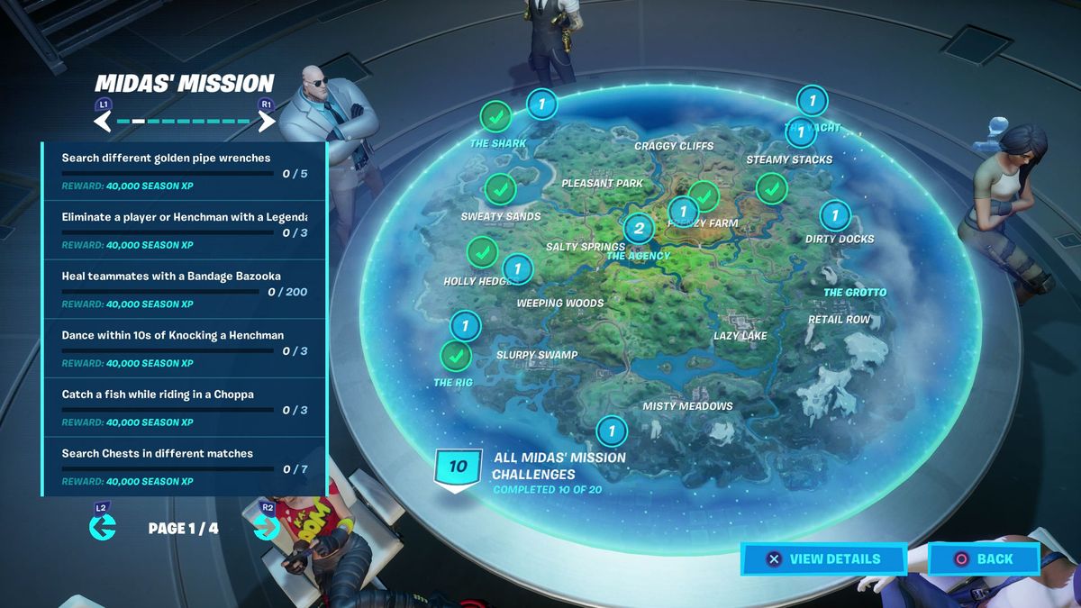 Fortnite Midas Mission Challenges How To Finish His Tasks And Unlock