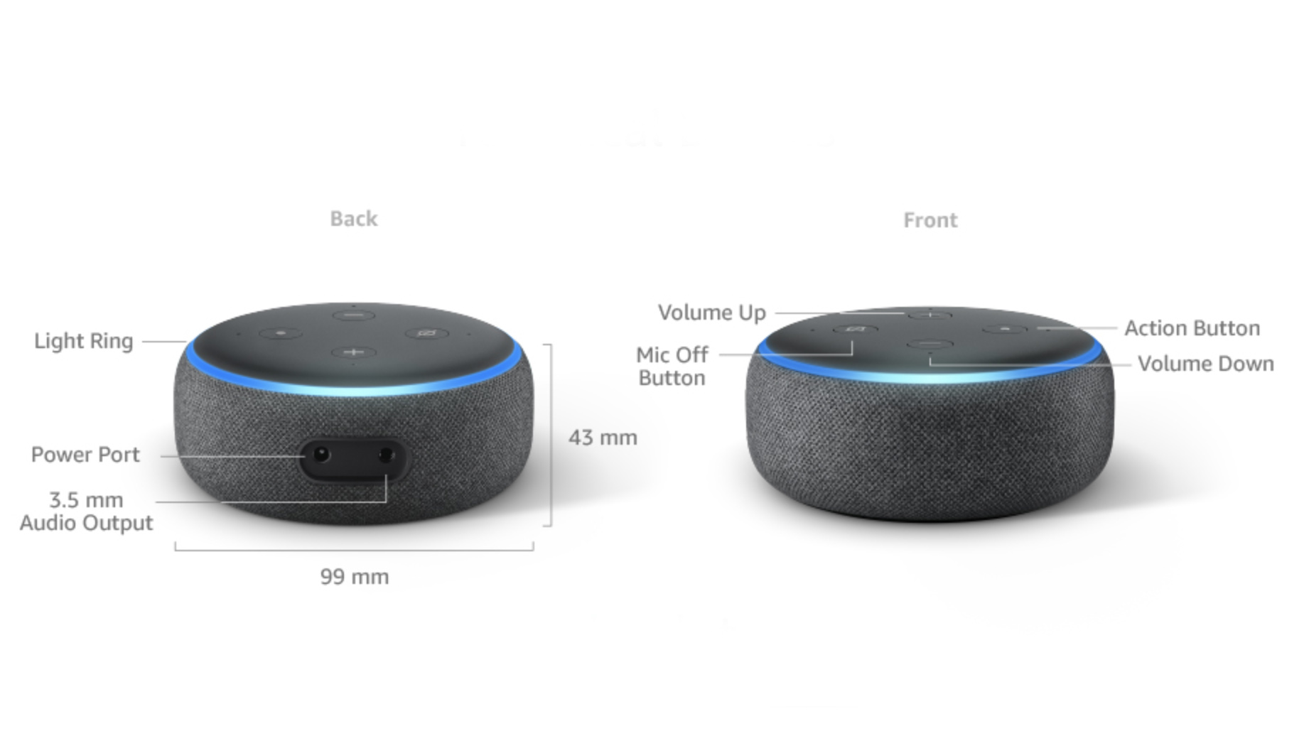 echo dot 3 charcoal