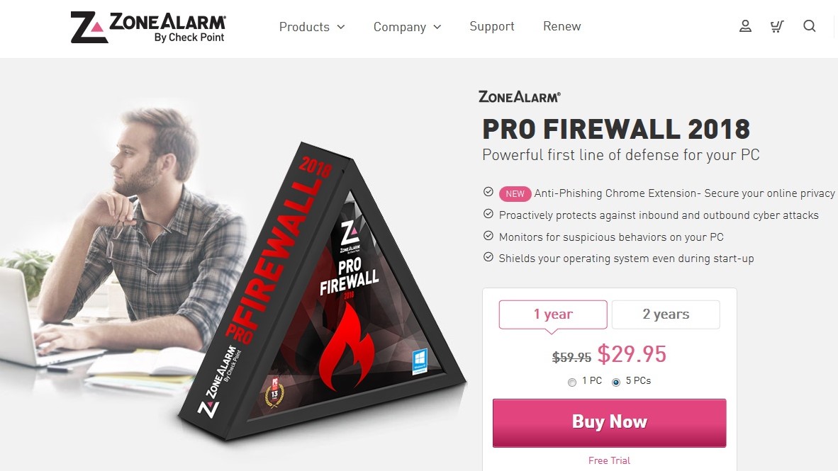 Zone Alarm Pro Firewall 2018