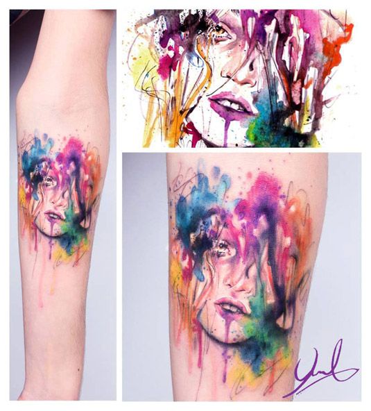 Watercolour Tattoo Art Incredible Examples Creative Bloq