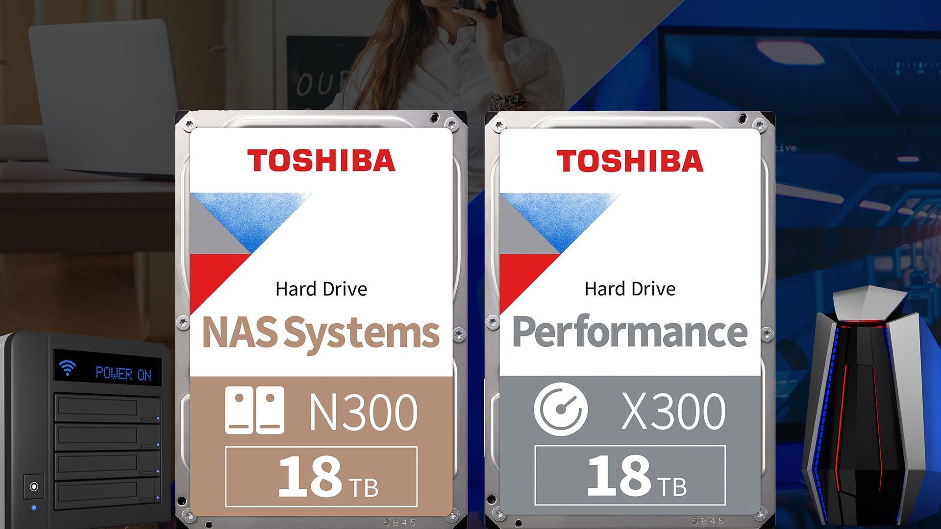 Ding! Toshiba's Microwave-Assisted 18TB Hard Drives Are Ready for Desktops, NAS