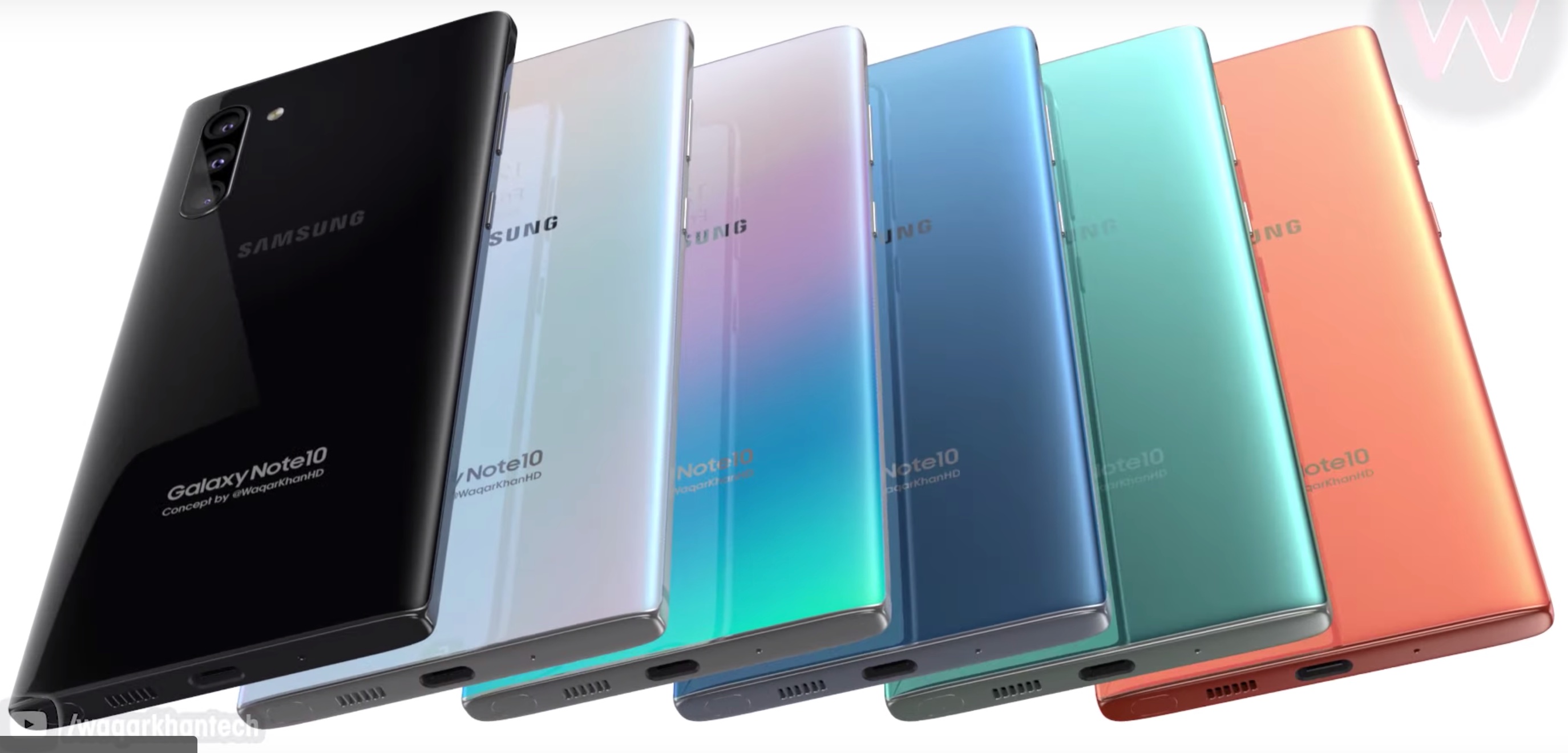 Samsung Note 10 Color