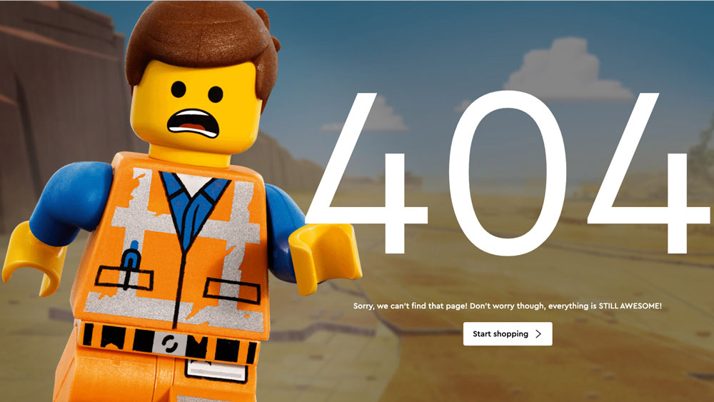 The best 404 pages for genius web design inspiration