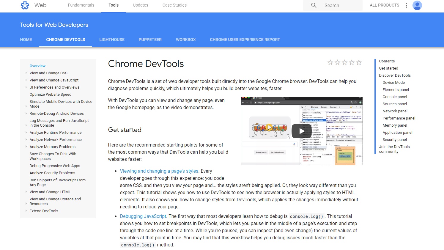 Chrome DevTools