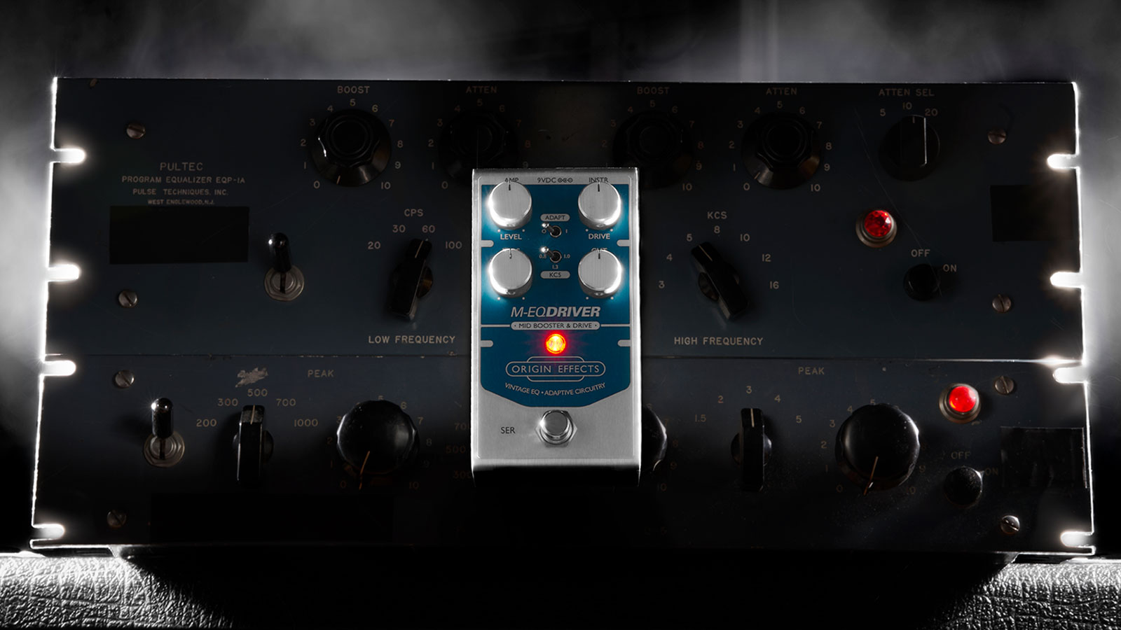 Origin Effects launches the M-EQ Driver, a Pultec EQ redesigned for guitar players