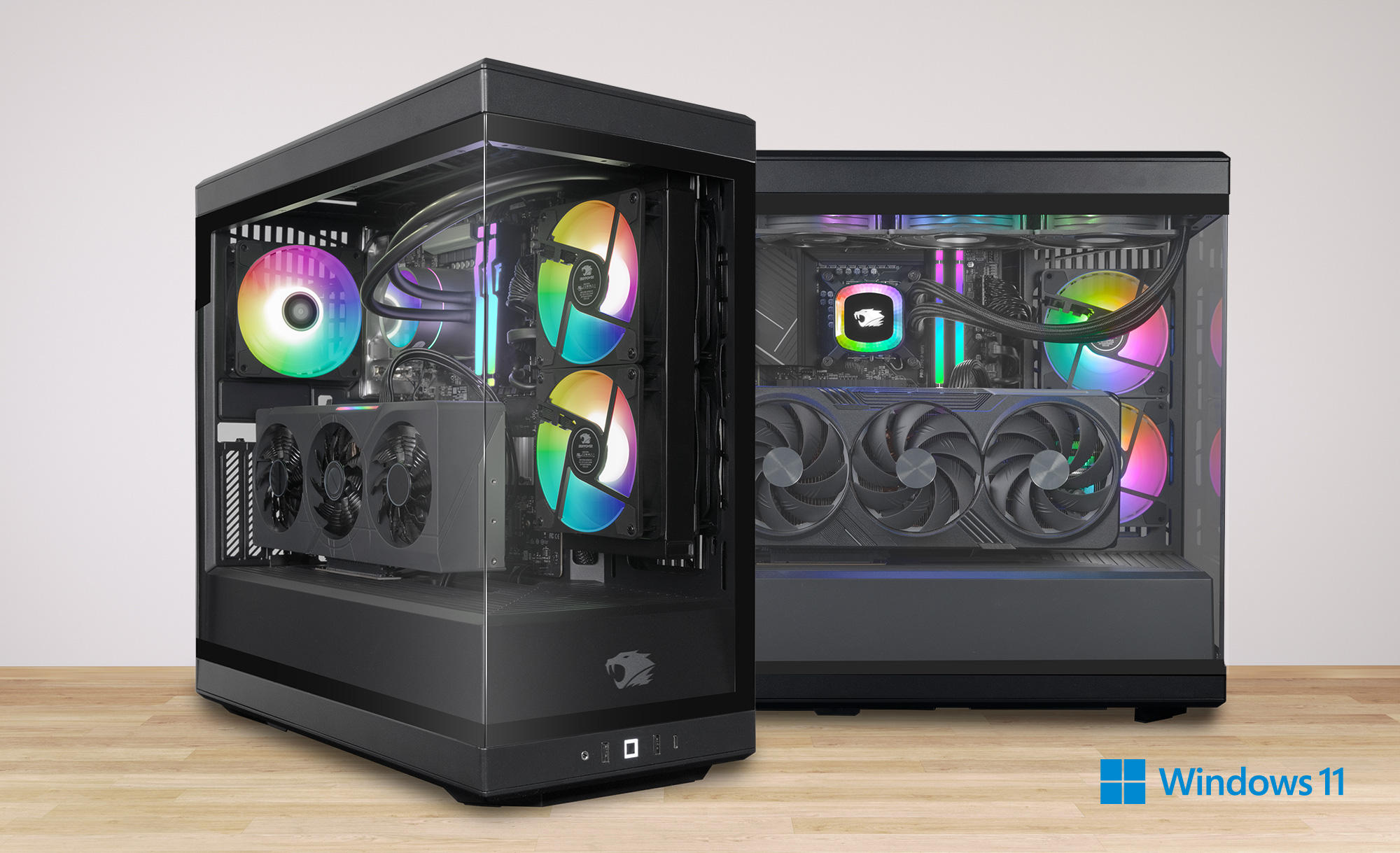 iBUYPOWER celebrates the launch of the HYTE Y40 Case with two new RDY systems