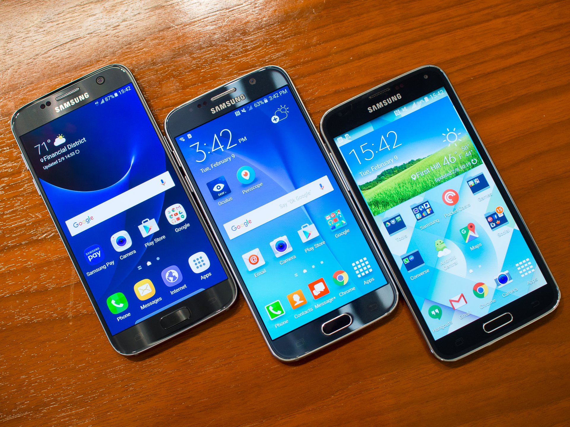 Samsung Galaxy s7 vs