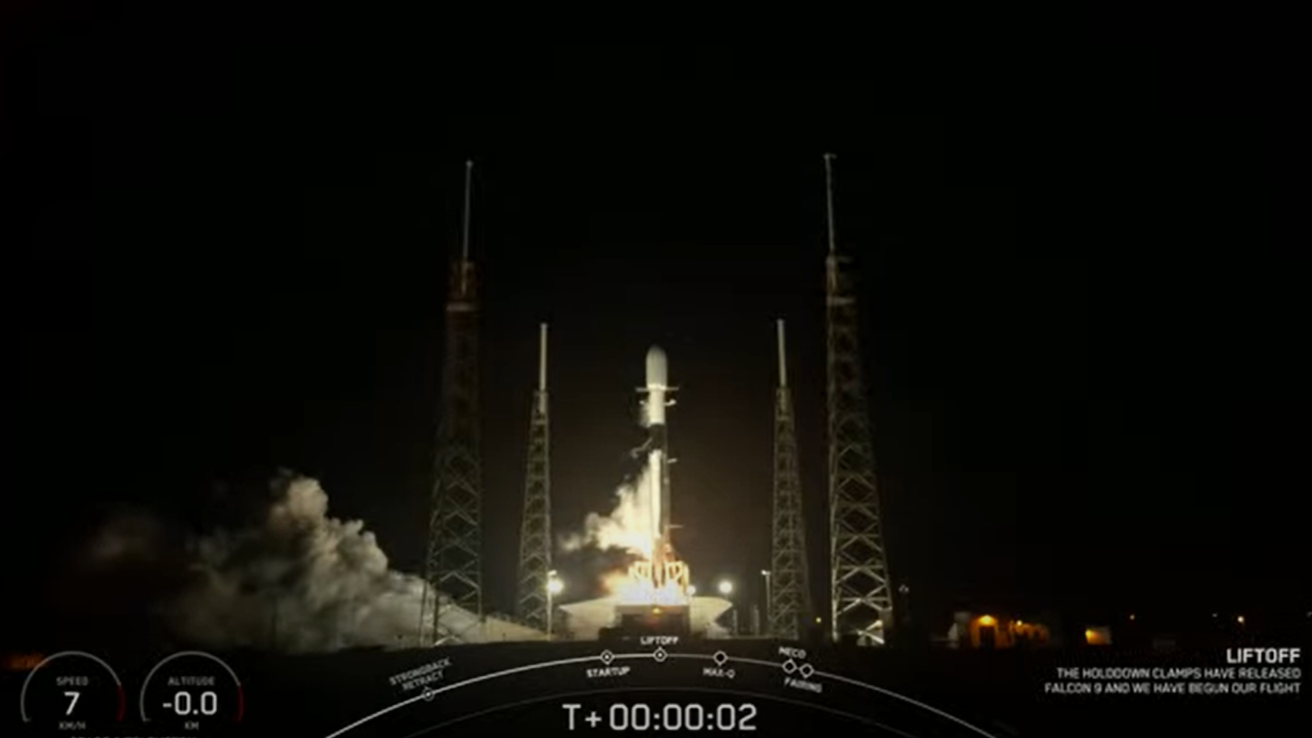 SpaceX launches 54 upgraded Starlink internet satellites and nails rocket landing at sea in 60th flight of the year