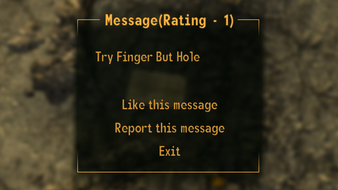  Elden Ring message system modded into Fallout: New Vegas 