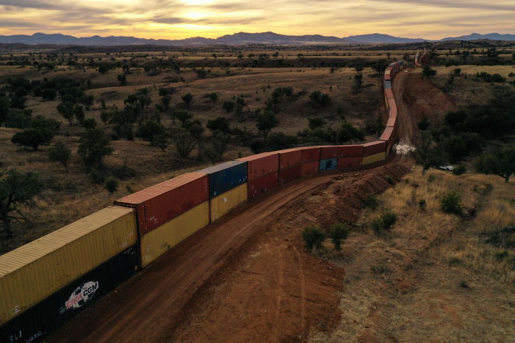 Arizona S Outgoing Governor Agrees To Take Down His Shipping Container