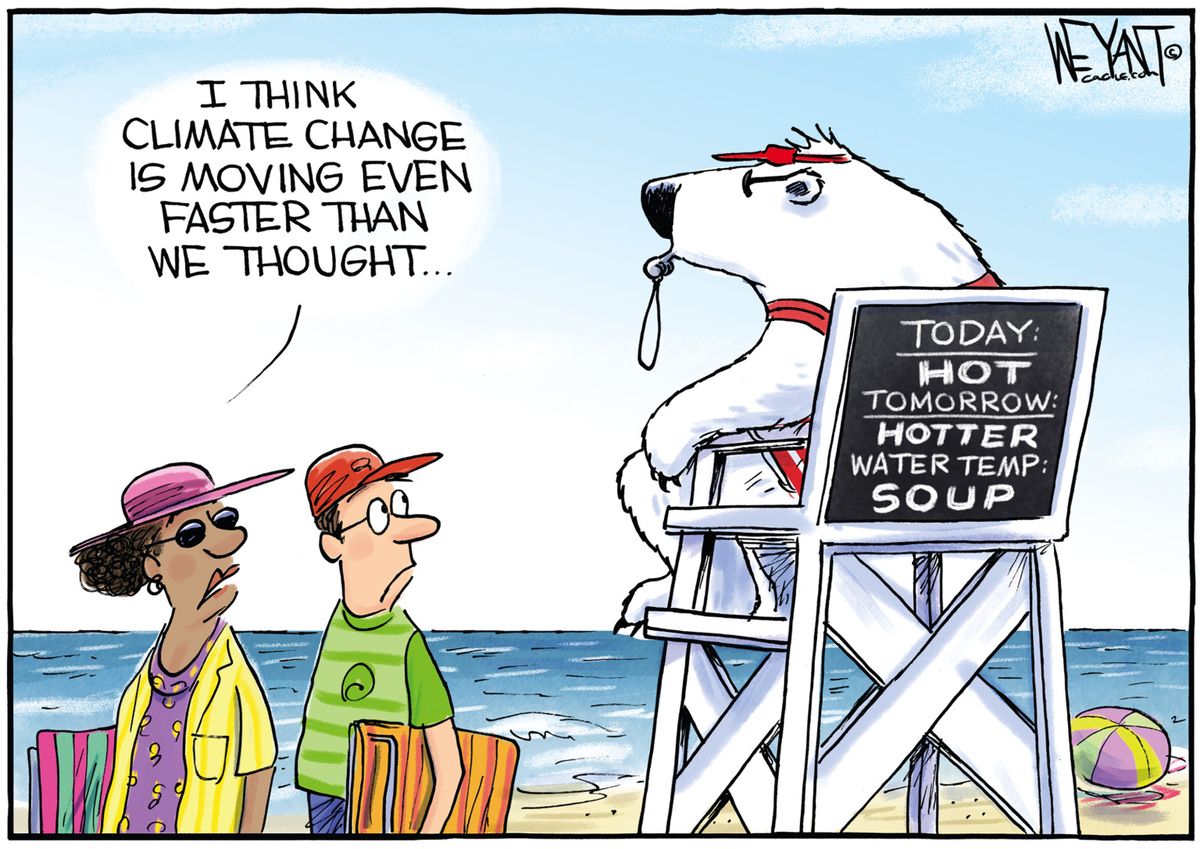 Scorching Cartoons About The Record Summer Heat The Week