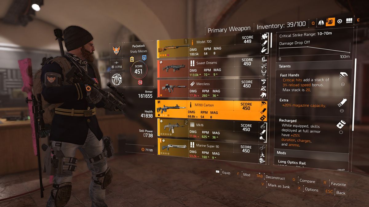 The Division 2 Gear Sets Guide How To Get True Patriot Hard Wired And