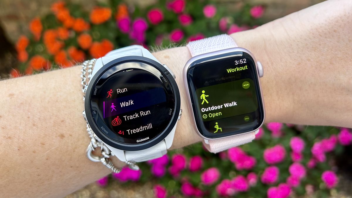 I Walked Steps With The Apple Watch And The Garmin Forerunner