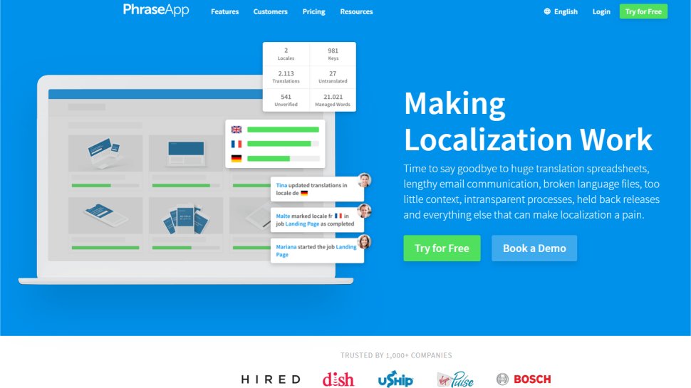 Phrase App - Localization specialist offers a collaborative platform