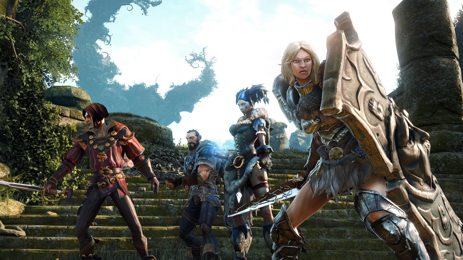 A screenshot from the Fable games.