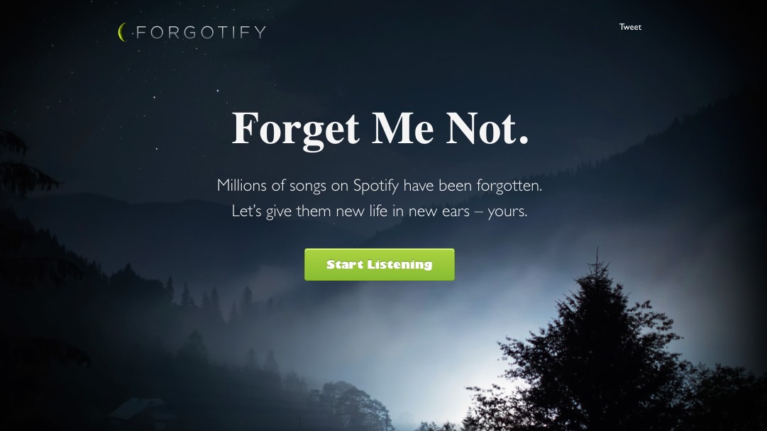 Forgotify находит песни Spotify, которые вы не слушаете, и помогает мне находить лучшие мелодии