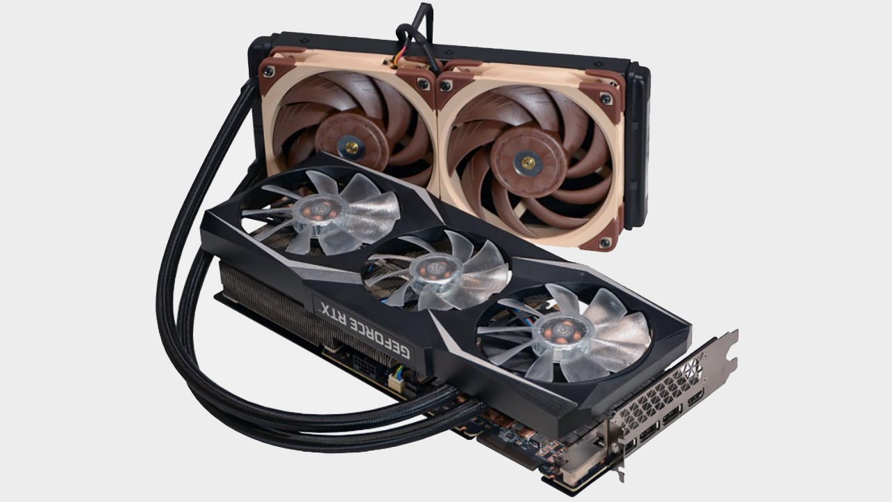  This RTX 3090 Ti is cooled by no less than five fans 