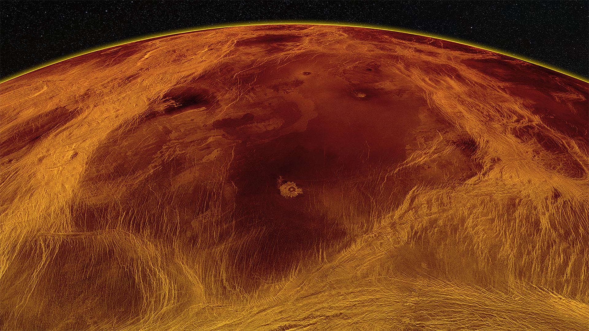 Магеллан поверхность на Венере