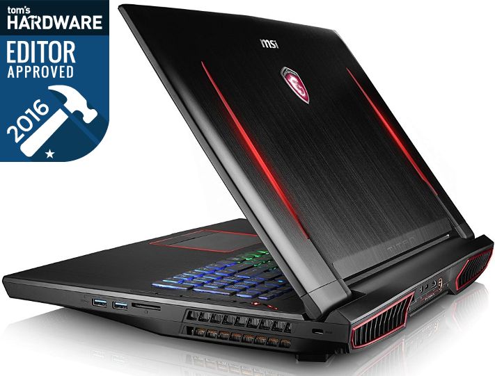 Msi Gt Vr Titan Pro Gaming Laptop Review Tom S Hardware Tom S