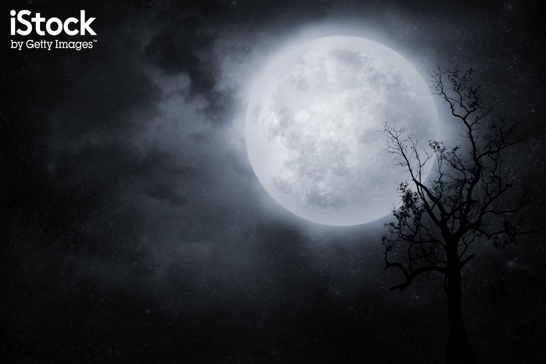 Spooky moon image