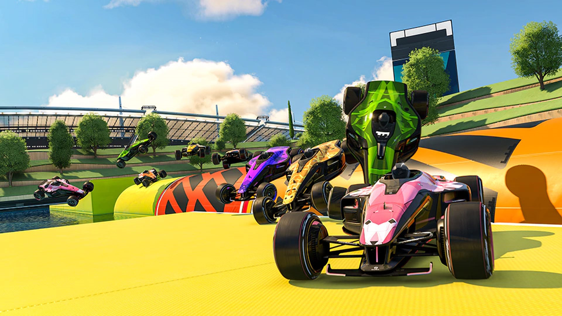  Three years after its original release, the latest Trackmania is finally coming to Steam 