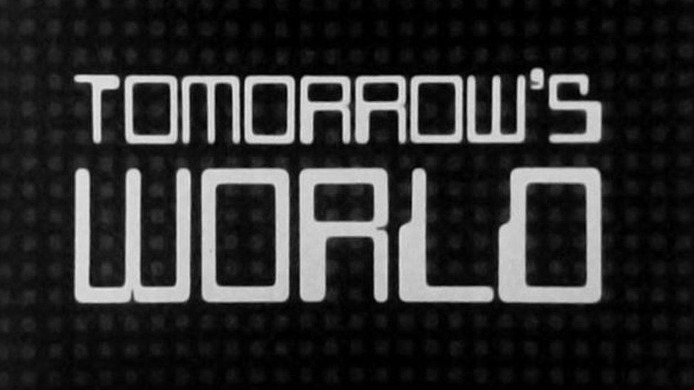 A promo shot/title screen from the original Tomorrow's World