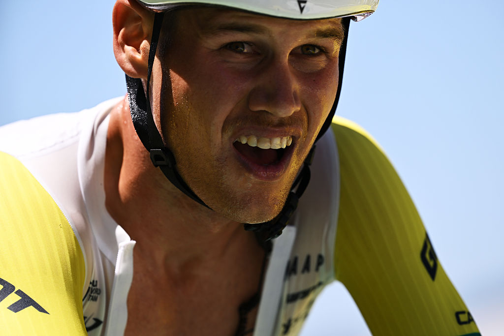 Luke Plapp plans assault on Rwanda World Championships time trial after debut Tour de France