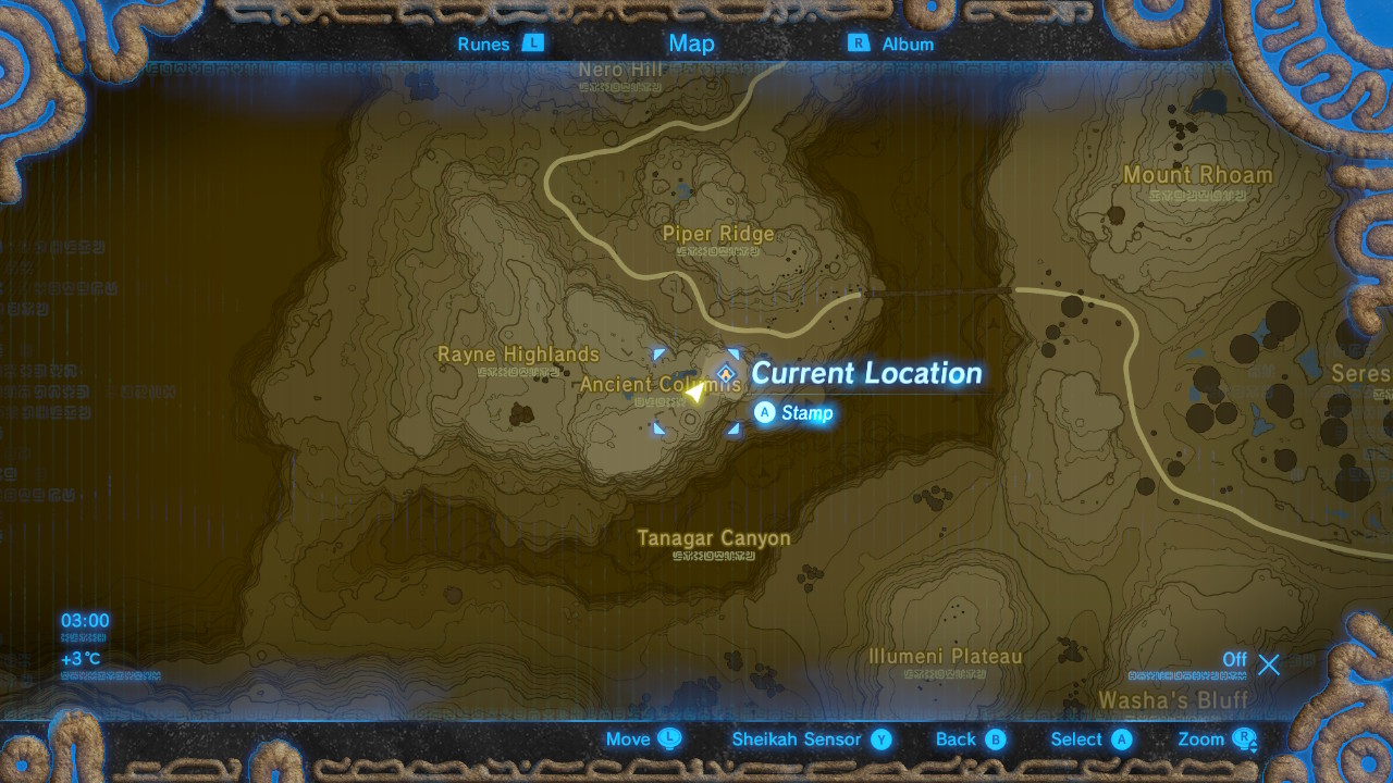 BOTW: Captured Memory Locations