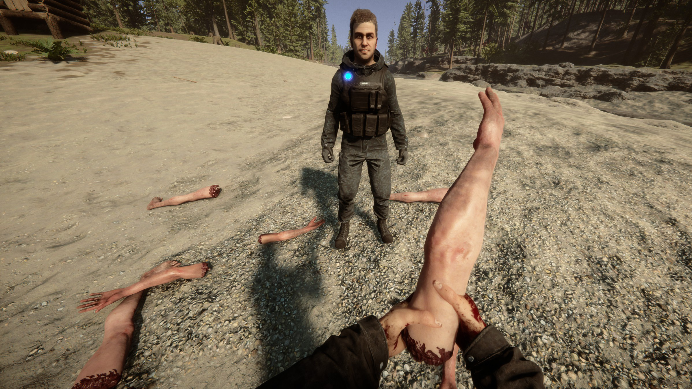  Sons of the Forest hotfix stops you from accidentally eating severed arms 