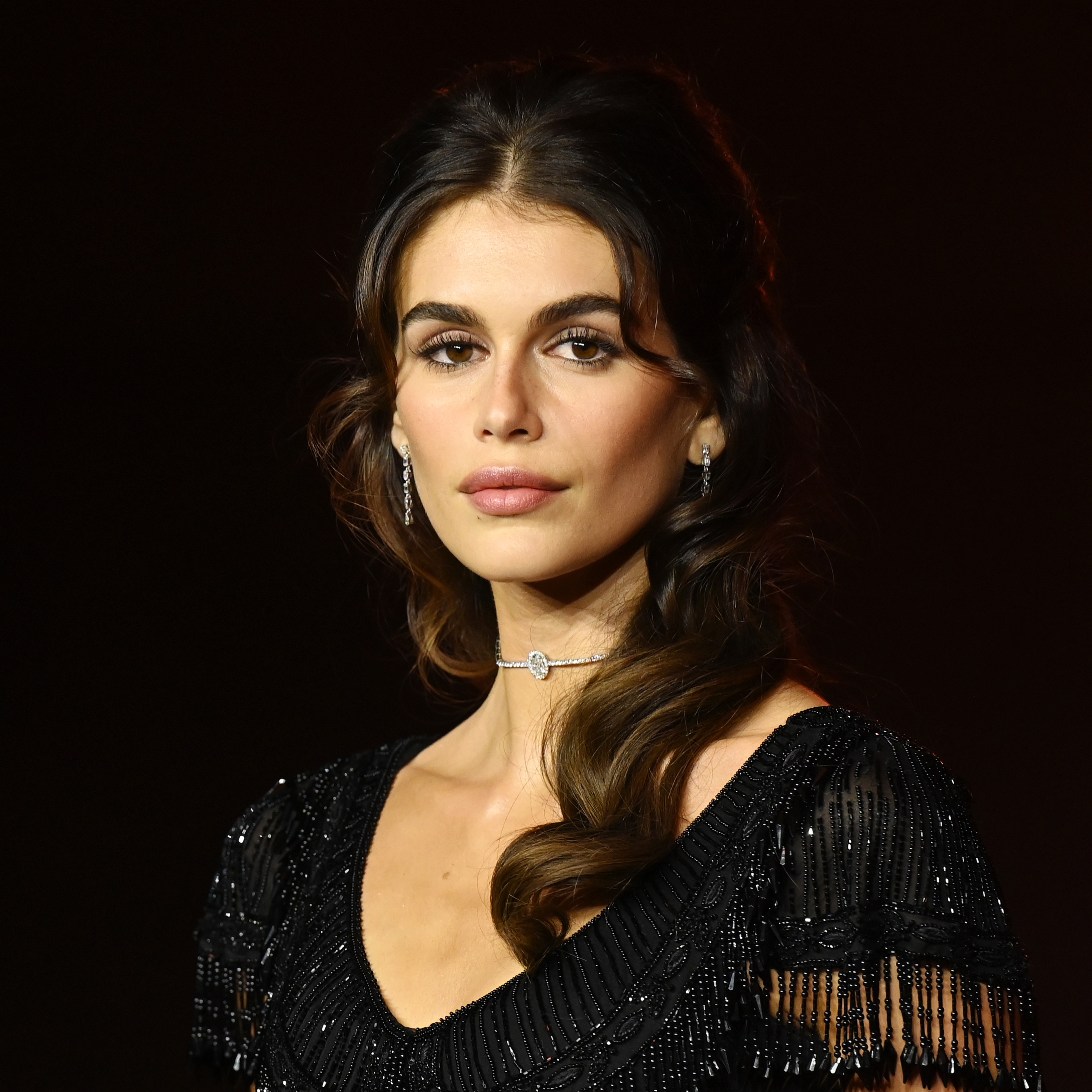 I'm Swooning—Kaia Gerber's Latest Beauty Look Is Giving Gothic Audrey Hepburn