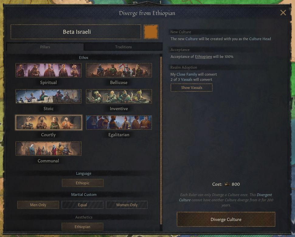 How To Build A Hybrid Culture In Crusader Kings 3 Royal Court PC Gamer