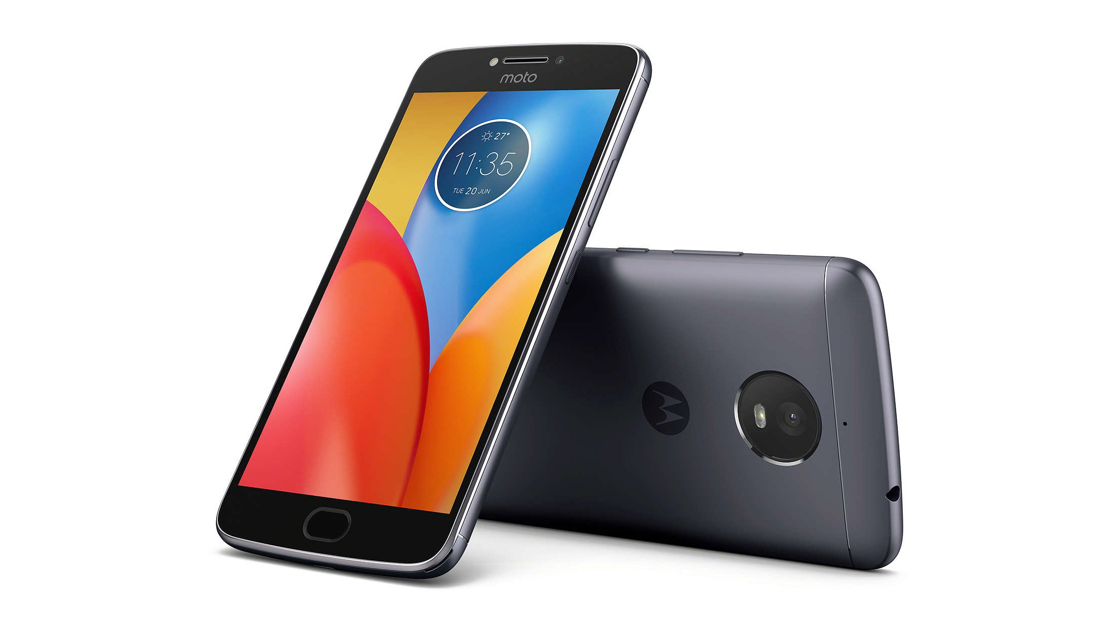Moto E4 Plus front and back 