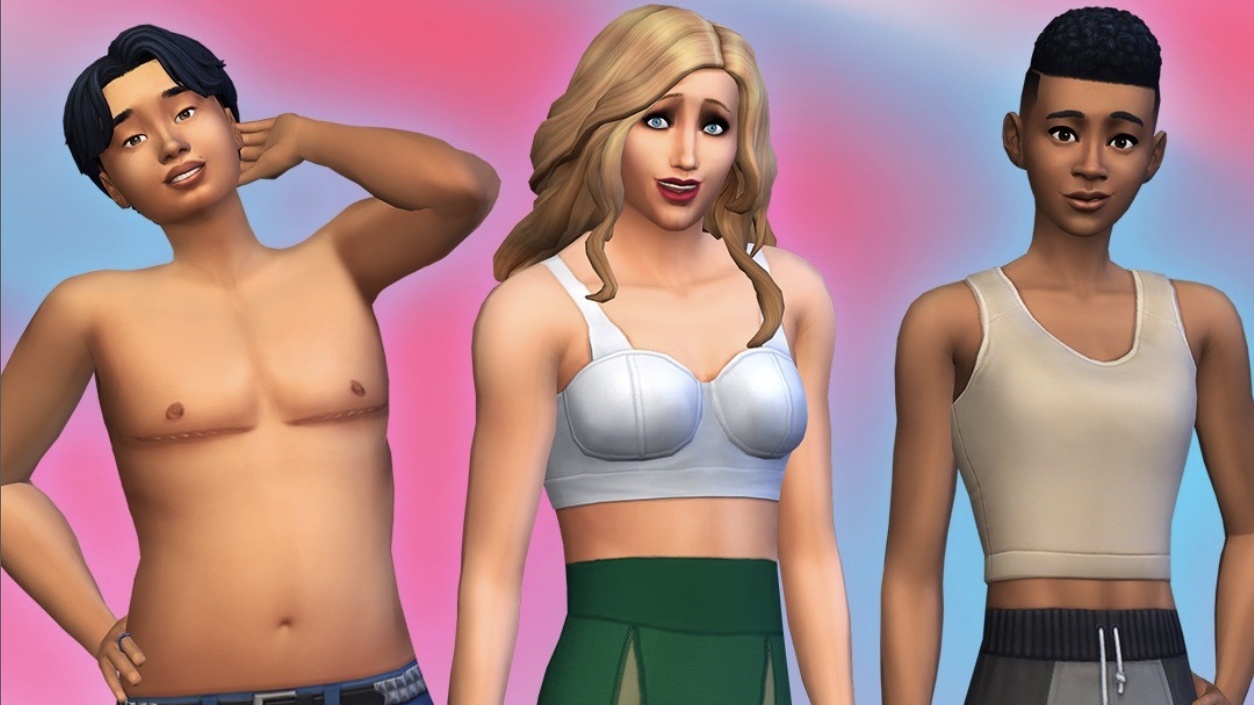  Sims 4 players love the game's new trans and disability-inclusive cosmetics update 