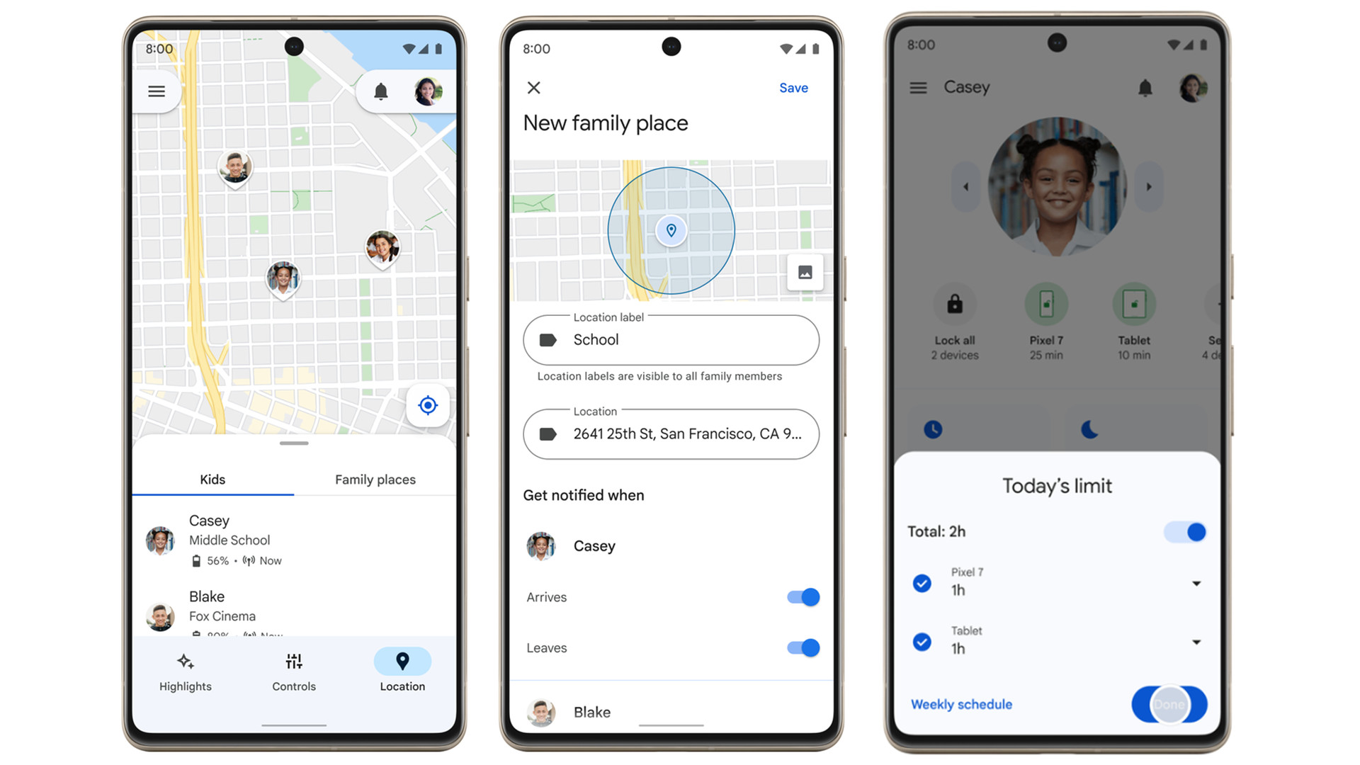 Google Family Link gets location tracking plus better features to limit screen time