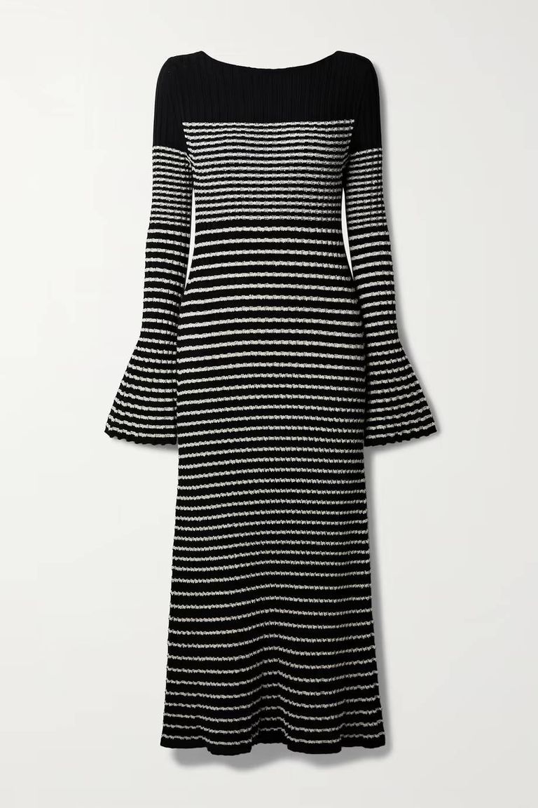 Striped Knitted Midi Dresses Of The Best Throw On Styles Who What