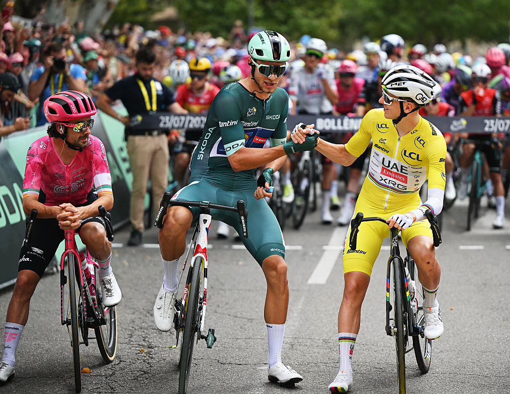 The current GC standings at the Tour de France 2025