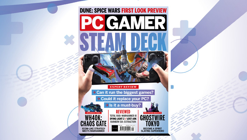  PC Gamer UK April Issue: The Steam Deck is here 
