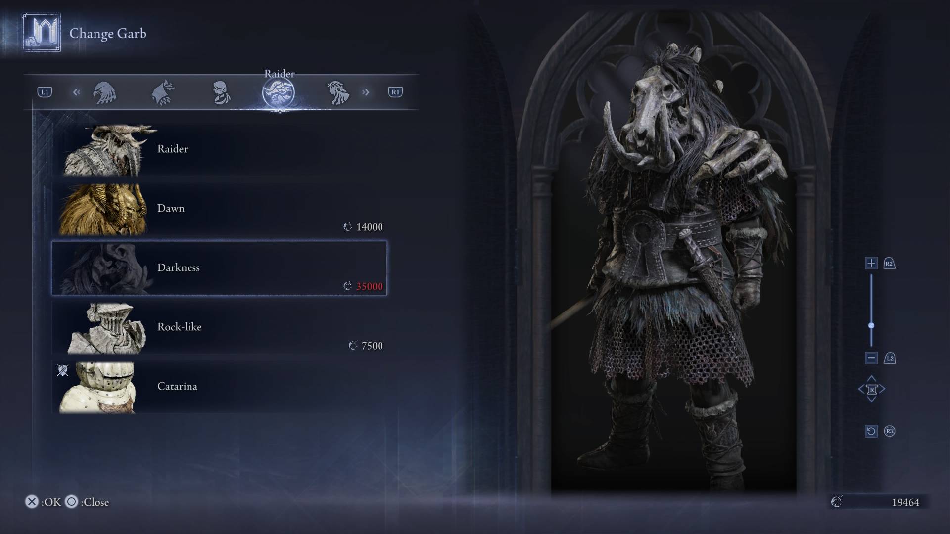 Elden Ring Nightreign skins darkness raider