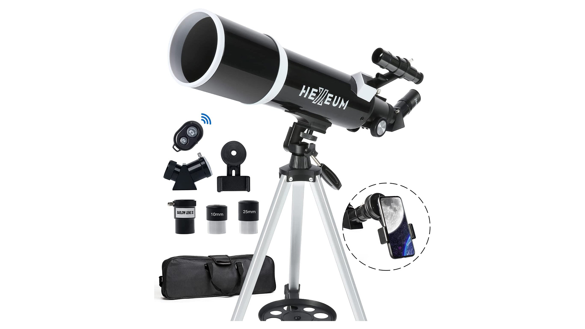 Gaze beyond the stars with this Hexeum Telescope Set, now over 50% off at Amazon
