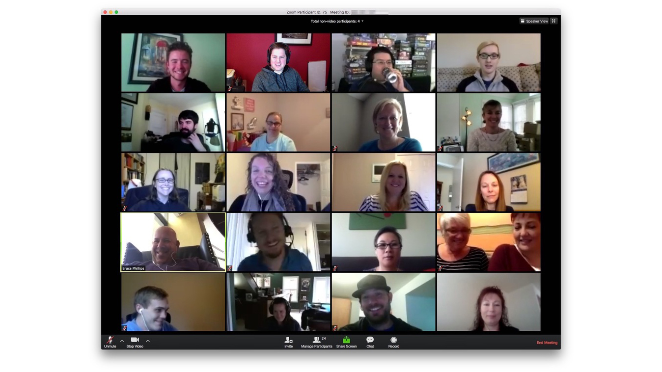 Video conference participants