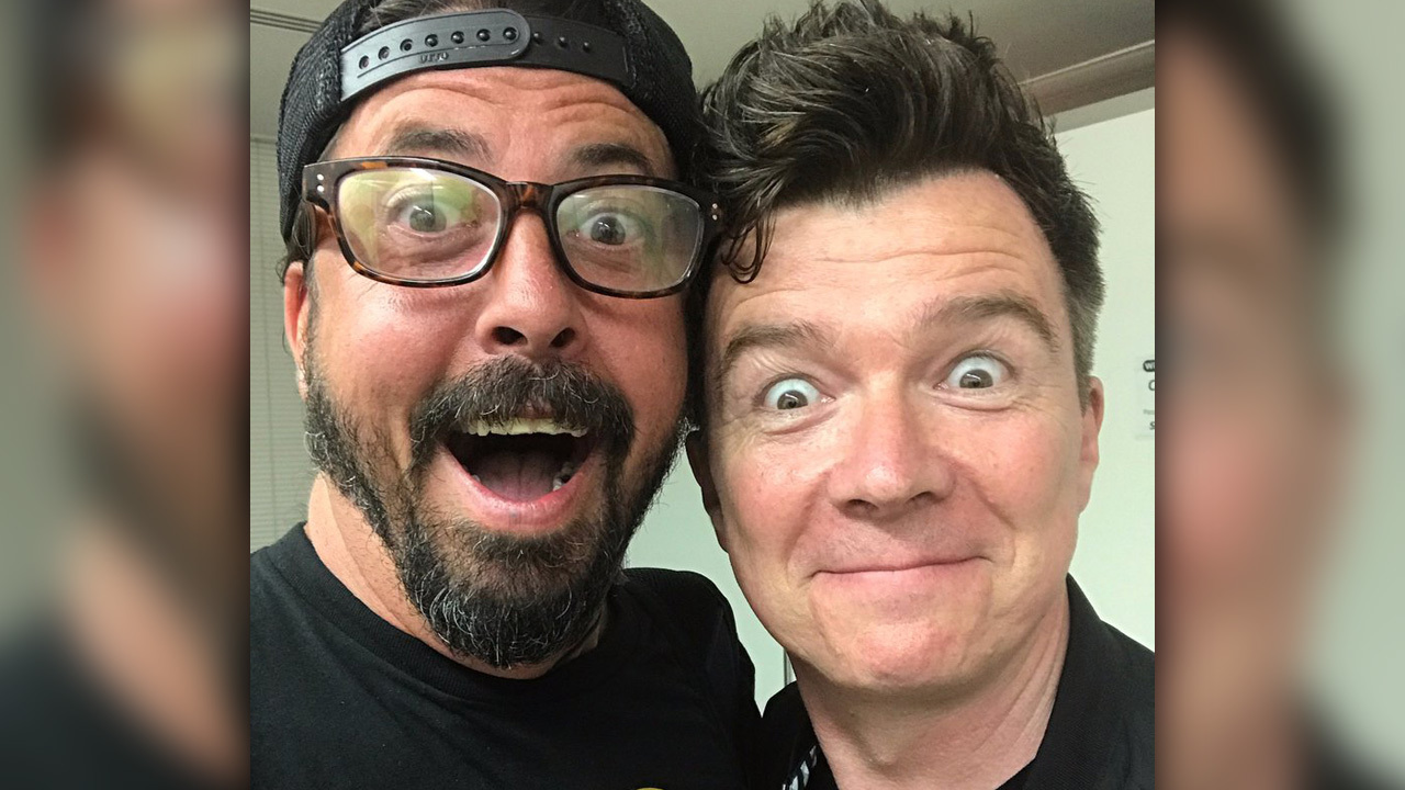 the foo fighters added a new meaning to "rickrolling" over the