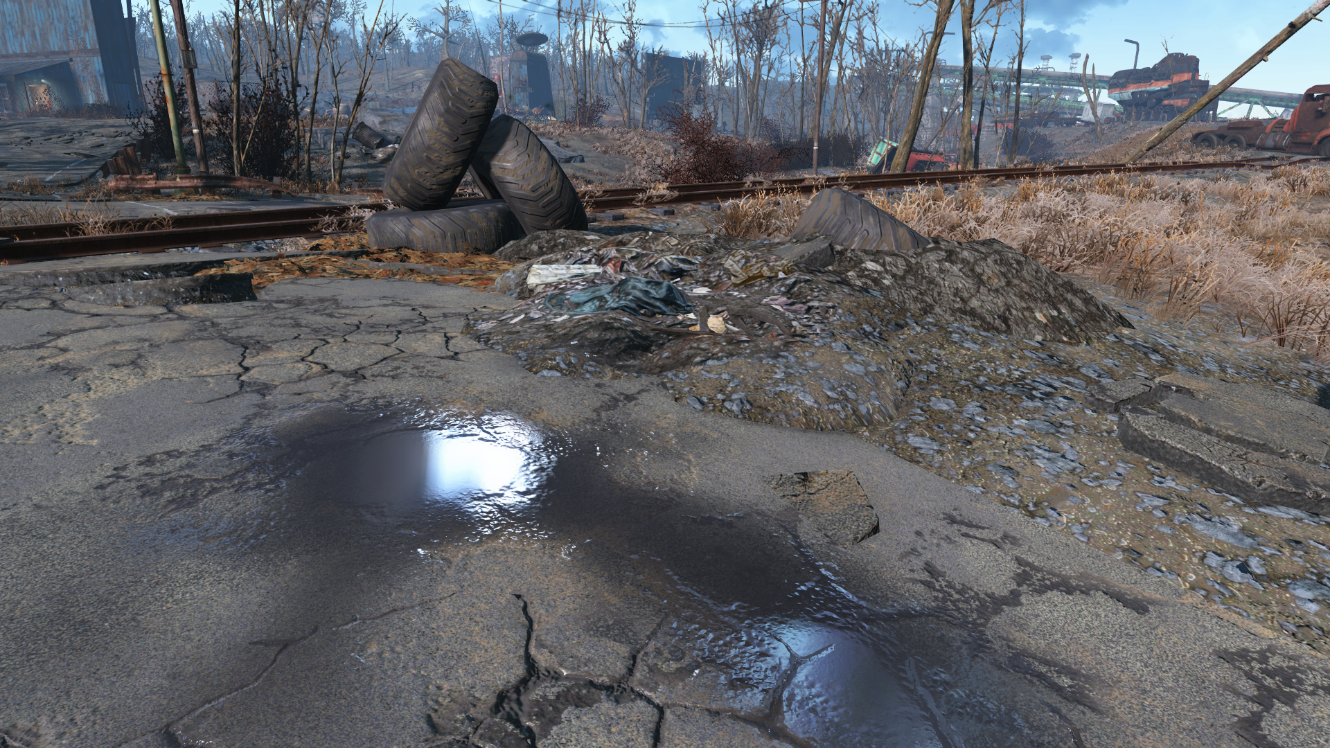 Fallout 4 high resolution texture pack comparison screenshots