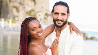 Alex and Adriano in cast photo for 90 Day Fiancé: Love in Paradise season 4