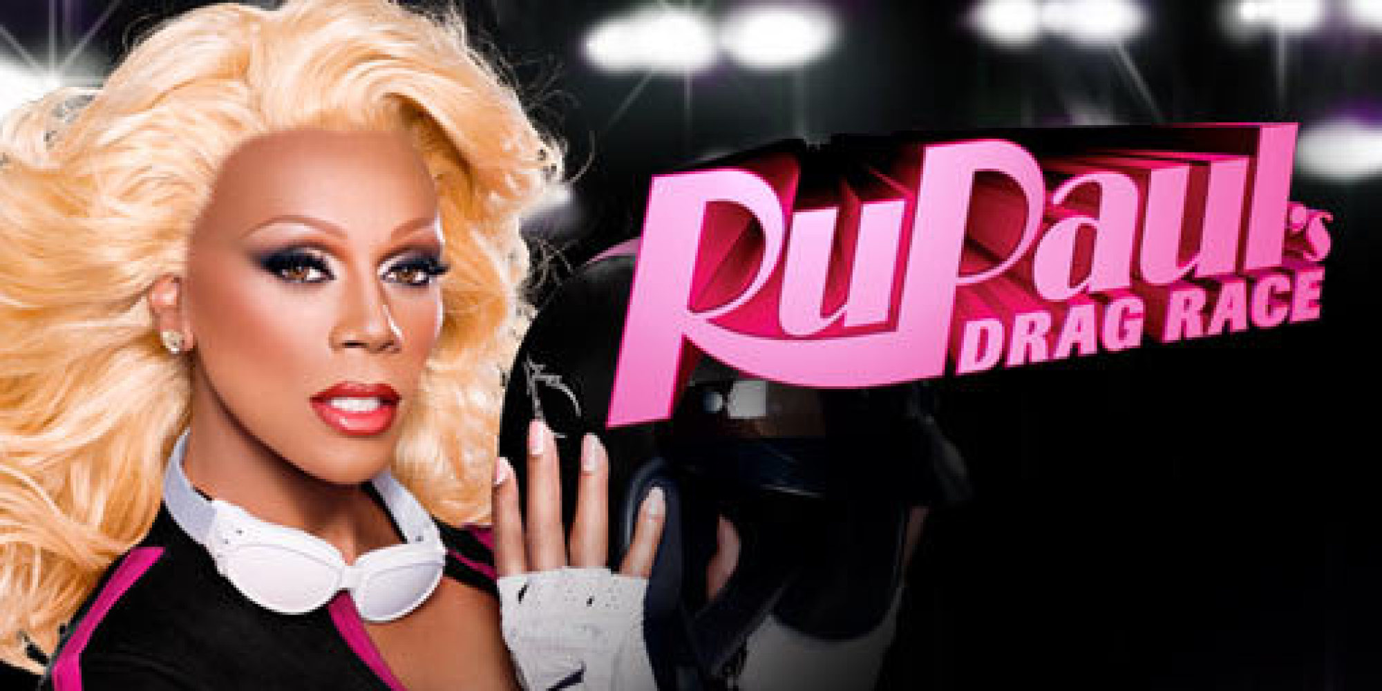 A promo shot for RuPaul's Drag Race