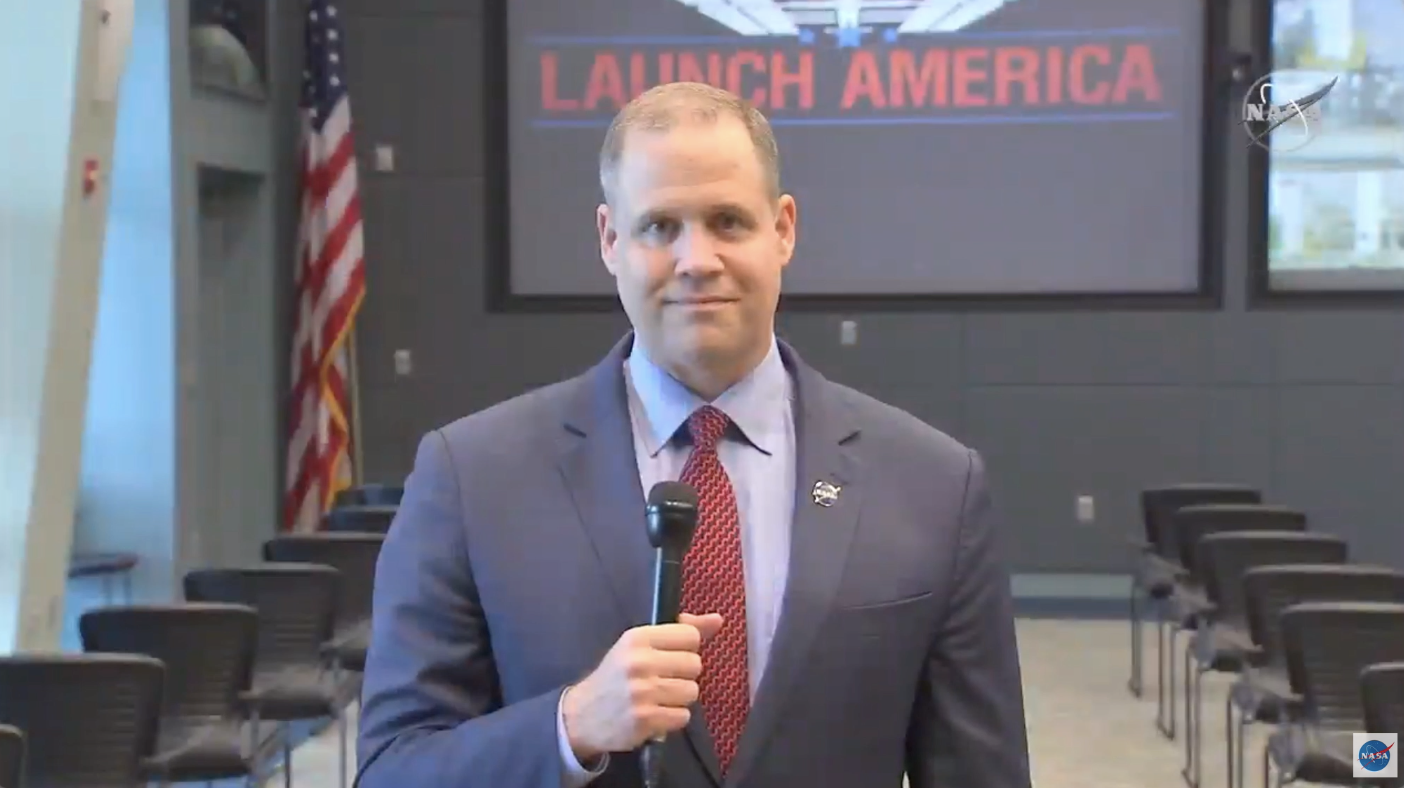 'The weather got us,' NASA chief says of SpaceX's 1st crewed launch delay