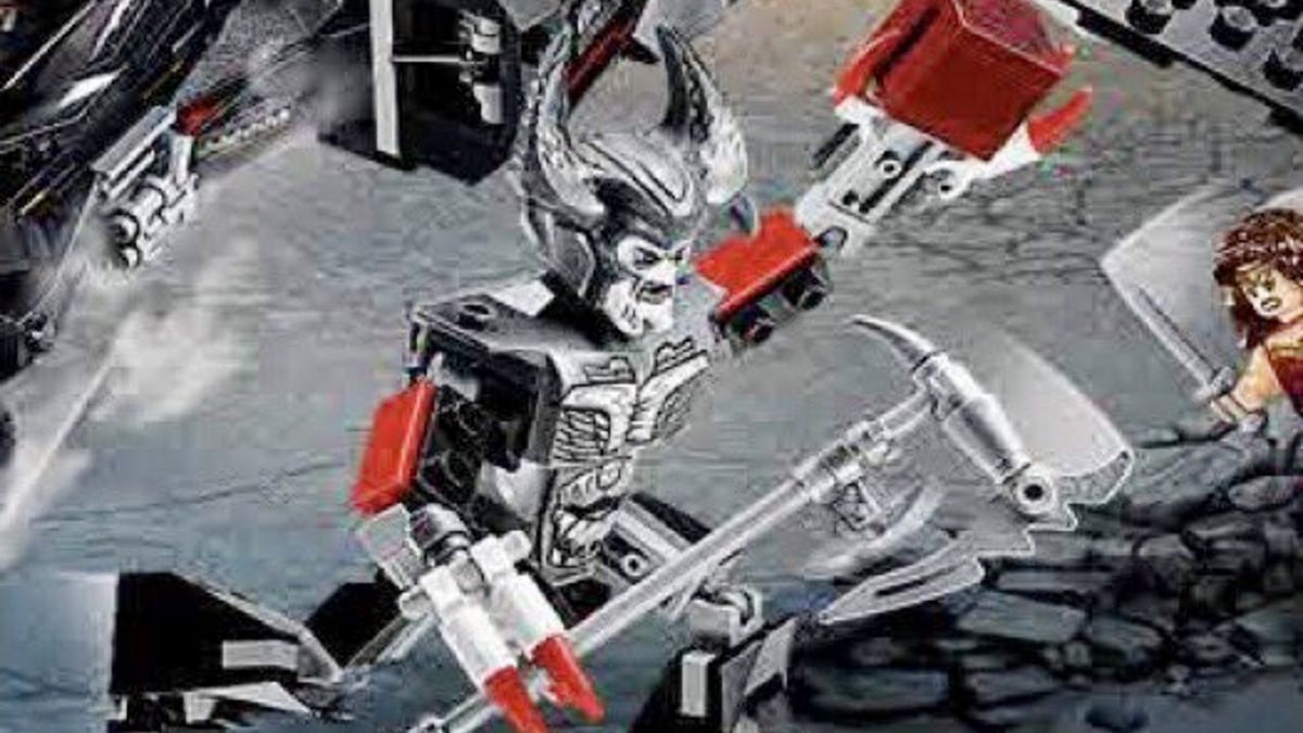 Here's your first look at Justice League villain Steppenwolf - as he appears in Lego form