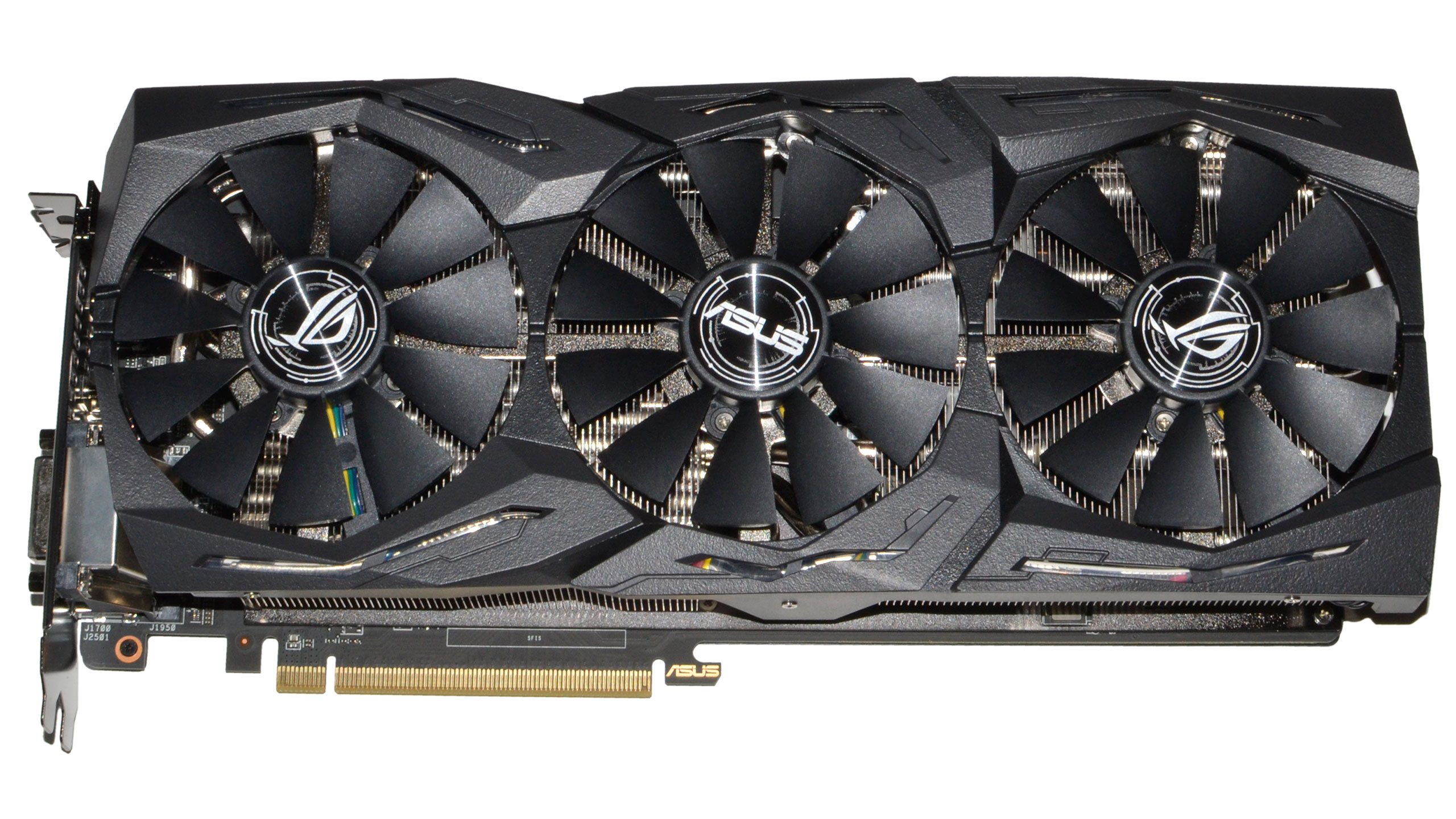 the asus rog strix rx 580 t8g gaming is one massive gpu.